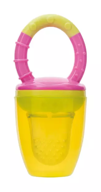 Canpol maistelututti silikonia, Pink korkilla. - Ensilusikat ja lasten aterimet - CAN56010pink - 2