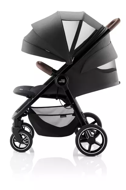 Matkarattaat BRITAX B-Agile R Carbon Black tuuletusaukoilla. - Matkarattaat ja lastenrattaat - 2000042176PAK - 2