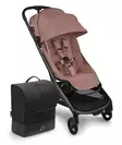 Bugaboo Butterfly 2 matkarattaat ja laukku Black/Dusty Pink. - Matkarattaat ja lastenrattaat - 100338049PAK - 1