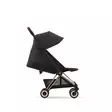 Cybex Coya matkarattaat Rosegold Sepia Black sivusta, säätyy lepoasentoon. - Matkarattaat ja lastenrattaat - 522004245pak - 6