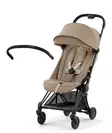 Cybex Coya matkarattaat Matt Black Cozy Beige ja turvakaari. - Matkarattaat ja lastenrattaat - 522005197pak - 1