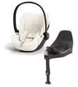 CYBEX Cloud T i-Size Plus turvakaukalo Off White, Base T jalustalla. - Turvakaukalot 0-13kg - 523000229PAK - 1