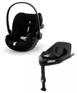 CYBEX Cloud G3 i-Size turvakaukalo PLUS Moon Black ja Base G3 jalusta. - Turvakaukalot 0-13kg - 526001344PAK - 1