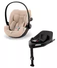 CYBEX Cloud G3 i-Size turvakaukalo PLUS Almond Beige ja Base G3 jalusta. - Turvakaukalot 0-13kg - 526001350PAK - 1
