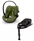 CYBEX Cloud G3 i-Size turvakaukalo PLUS Moss Green ja Base G3 jalusta. - Turvakaukalot 0-13kg - 526001818PAK - 1