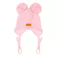 Gugguu Double Tuft Baby Puuvillapipo Pink Ball. - Lasten pipot - SS25CO717pink - 1