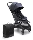 Bugaboo Butterfly matkarattaat ja laukku Black/Stormy Blue. - Matkarattaat ja lastenrattaat - 100025006pak - 1