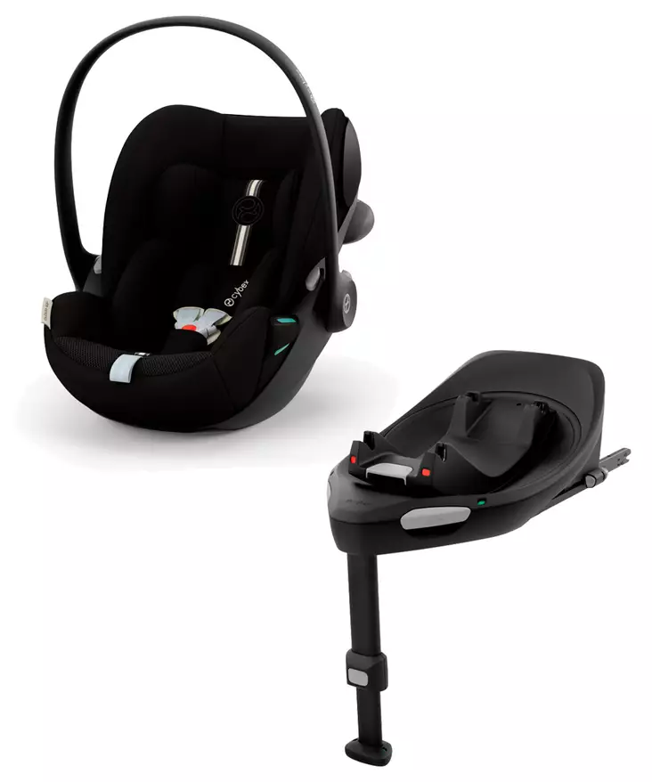 CYBEX Cloud G3 i-Size turvakaukalo PLUS Moon Black ja Base G3 jalusta. - Turvakaukalot 0-13kg - 526001344PAK - 1