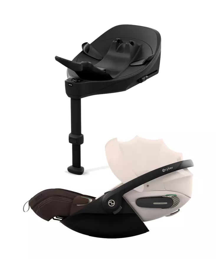 CYBEX Cloud S Style turvakaukalo Amber Brown jalustalla. - Turvakaukalot 0-13kg - 526002882pak - 1