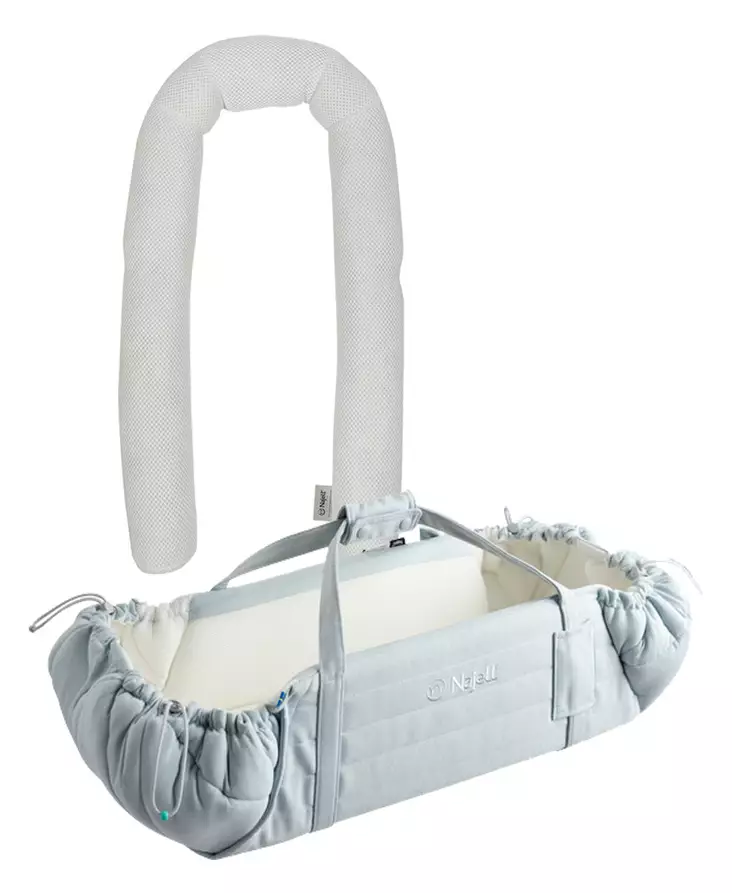 Najell SleepCarrier X kantokassi Sky Blue ja Reducer pienennin. - Vaunukopat ja kantokassit - N20115901PAK - 1