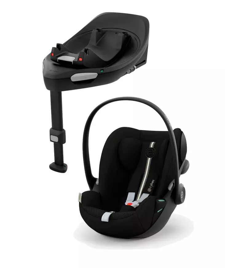 CYBEX Cloud G i-Size PLUS turvakaukalo Moon Black ja Base G jalusta. - Turvakaukalot 0-13kg - 524001377PAK - 1