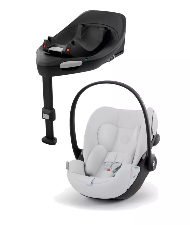 CYBEX Cloud G i-Size turvakaukalo Base G jalustalla, Fog Grey. - Turvakaukalot 0-13kg - 524001366PAK - 1