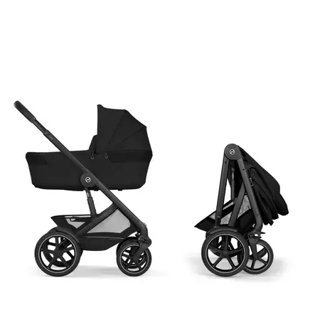Cybex Talos S lux Fold Cot Moon Black. - Lastenvaunut ja yhdistelmävaunut - 526001727STACLGXL - 2