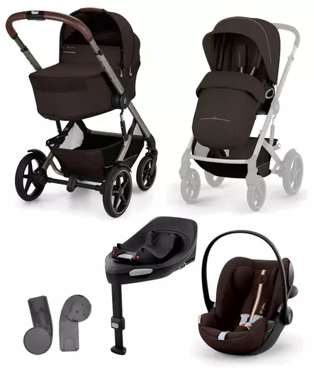 Cybex Talos S lux 2026 starttipaketti Chocolate Brown. - Lastenvaunut ja yhdistelmävaunut - 526001743STACLGPL - 1