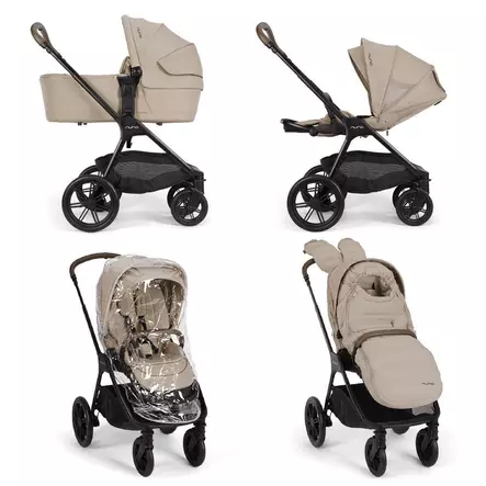 Nuna Triv LX yhdistelmävaunupaketti Cosmopolitan, lisävarusteilla. - Matkarattaat ja lastenrattaat - STC21301COMGL - 1