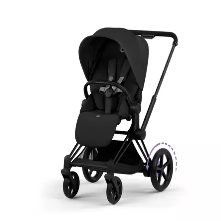 Cybex ePriam Comfort rattaat Matt Black/Sepia Black. - Lastenvaunut ja yhdistelmävaunut - 526000053STACLTPL - 2