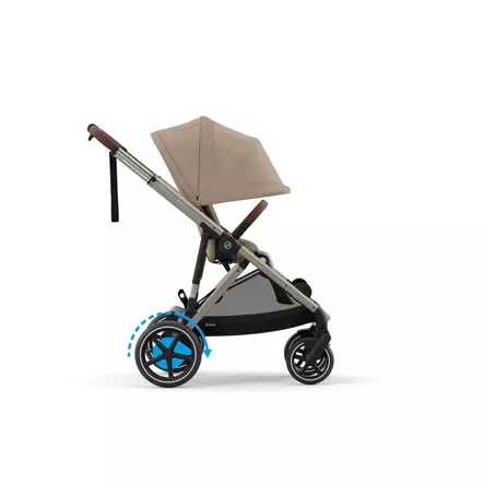 Cybex eGazelle S Almond Beige rattaat. - Sisarusrattaat - 522002706estaCLGPL - 2