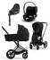 Cybex Priam starttipaketti Matt Black rungolla v=C3=A4riss=C3=A4 Sepia=
 Black. - Lastenvaunut ja yhdistelmävaunut - 521002331STASBL - 10