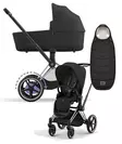 Cybex ePriam 4 vaunut ja lämpöpussi Chrome/Black, Sepia Black. - Lastenvaunut ja yhdistelmävaunut - 521002325eYFMSBL - 1