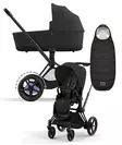 Cybex ePriam 4 vaunut ja lämpöpussi Matt Black, Sepia Black. - Lastenvaunut ja yhdistelmävaunut - 521002331eYFMSBL - 1