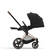 Cybex Priam 2023 rattaat v=C3=A4riss=C3=A4 Sepia Black makuuasennossa.=
 - Lastenvaunut ja yhdistelmävaunut - 521002337YHDSBL - 3