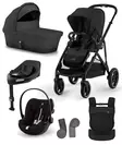 Starttipaketti Cybex Gazelle S 2 XL Moon Black. - Sisarusrattaat - 522002703staCLGXL - 1