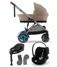 Starttipaketti Cybex eGazelle S Almond Beige, Cloud G plus ja jalusta. - Sisarusrattaat - 522002706estaCLGPL - 1