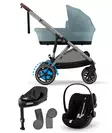 Starttipaketti Cybex eGazelle S Stormy Blue, Cloud G plus ja jalusta. - Sisarusrattaat - 522002707estaCLGPL - 1