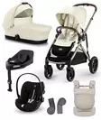 Starttipaketti Cybex Gazelle S 2 XL Seashell Beige. - Sisarusrattaat - 522002707staCLGXL - 1
