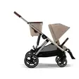 Cybex Gazelle S 2 rattaat Almond Beige, shopper-korilla ja istuinosalla. - Sisarusrattaat - 522005243staCLGXL - 3