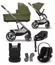 Cybex Balios S lux starttipaketti XL Moss Green. - Matkarattaat ja lastenrattaat - 525000105STACLGXL - 1