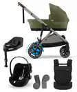 Starttipaketti Cybex eGazelle S 2 XL Moss Green. - Sisarusrattaat - 525000121estaCLGXL - 1