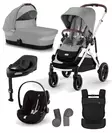 Starttipaketti Cybex Gazelle S 2 XL Stone Grey. - Sisarusrattaat - 525000130staCLGXL - 1