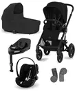 Cybex Talos S lux 2025 starttipaketti Moon Black. - Lastenvaunut ja yhdistelmävaunut - 525000799STACLGPL - 1