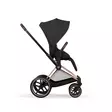 Cybex Priam Comfort rattaat Rosegold/Sepia Black, kasvot menosuuntaan. - Lastenvaunut ja yhdistelmävaunut - 526000001STACLTPL - 3