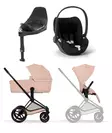Cybex Priam Comfort starttipaketti Matt Black/Cozy Beige. - Lastenvaunut ja yhdistelmävaunut - 526000021STACLTPL - 1
