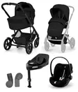 Cybex Talos S lux 2026 starttipaketti Moon Black. - Lastenvaunut ja yhdistelmävaunut - 526001727STACLGPL - 1