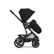 Cybex Talos S lux rattaat Moon Black kasvot menosuuntaan jalkapeitteellä. - Lastenvaunut ja yhdistelmävaunut - 526001727STACLGXL - 7