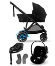 Starttipaketti Cybex eGazelle S Moon Black, Cloud G plus ja jalusta. - Sisarusrattaat - 522002703estaCLGPL - 1