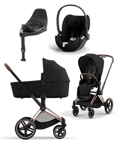 Cybex Priam starttipaketti Rosegold rungolla v=C3=A4riss=C3=A4 Sepia B=
lack. - Lastenvaunut ja yhdistelmävaunut - 521002337STASBL - 1