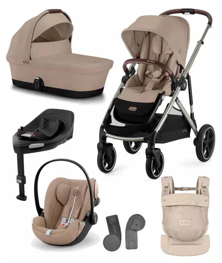 Starttipaketti Cybex Gazelle S 2 XL Almond Beige. - Sisarusrattaat - 522005243staCLGXL - 1