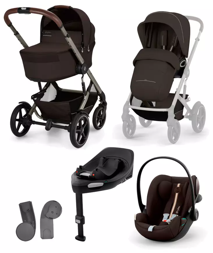 Cybex Talos S lux 2026 starttipaketti Chocolate Brown. - Lastenvaunut ja yhdistelmävaunut - 526001743STACLGPL - 1