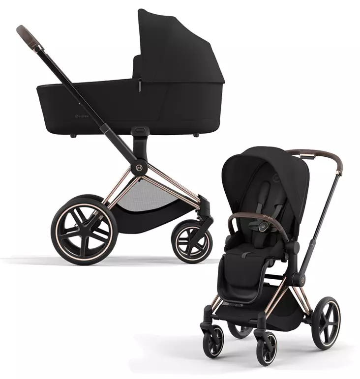 Cybex Priam 4 yhdistelmävaunut Rosegold-rungolla - Lastenvaunut ja yhdistelmävaunut - 521002337YHDSBL - 1