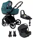 Nord Active PLUS starttipaketti ONYX Dark Brown Grip, Garden Green. - Lastenvaunut ja yhdistelmävaunut - 287145STA4GEM - 1
