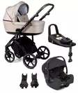 Nord Active PLUS starttipaketti ONYX Dark Brown Grip, Mushroom Beige. - Lastenvaunut ja yhdistelmävaunut - 287145STA6GEM - 1