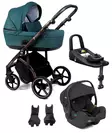Nord Active PLUS starttipaketti BRONZE Black Grip, Garden Green. - Lastenvaunut ja yhdistelmävaunut - 287146STA4GEM - 1