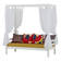 Tikattu patjanpäällinen 9x70x160cm - syksyn keltainen - 70x160 cm - 40-1109-AY-07M - 5