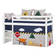 Tikattu patjanpäällinen 9x70x160cm - Patriot Blue - 70x160 cm - 40-1109-BL-07M - 4