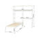 STOREY kokonaisuus - sänky 70x160cm, 4 hyllyä, työtaso - Hyllykokonaisuudet - STO-24-07M - 4