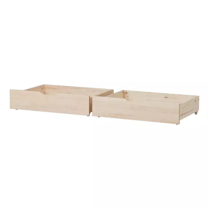 ECO Comfort laatikosto pyörillä 70x160cm sänkyihin - luonnollinen puu - Lisäosat sänkyihin - 36-1006-00-07M - 1